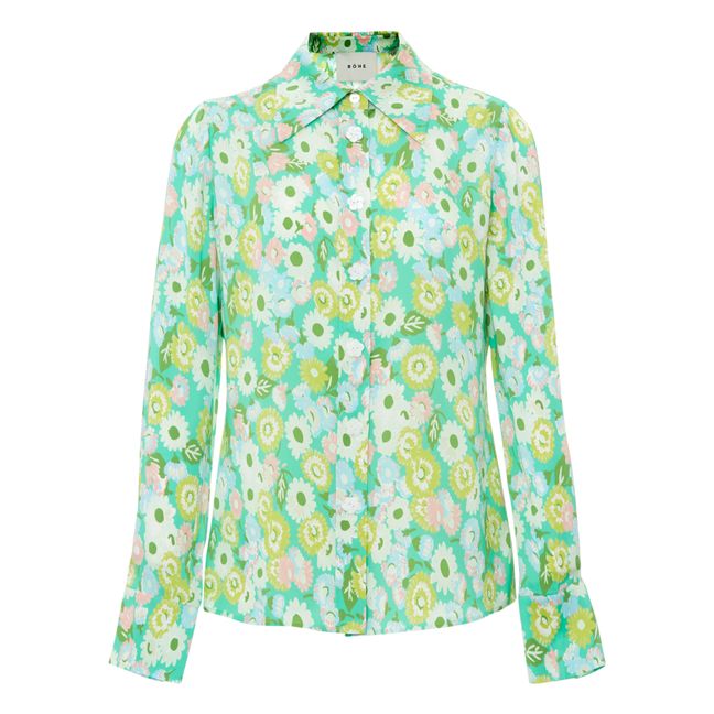 Camisa Floral | Verde