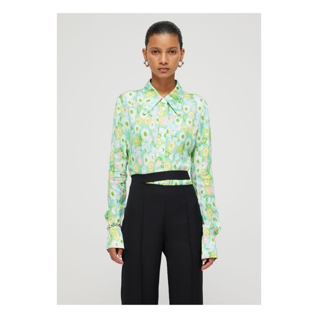 Camisa Floral | Verde