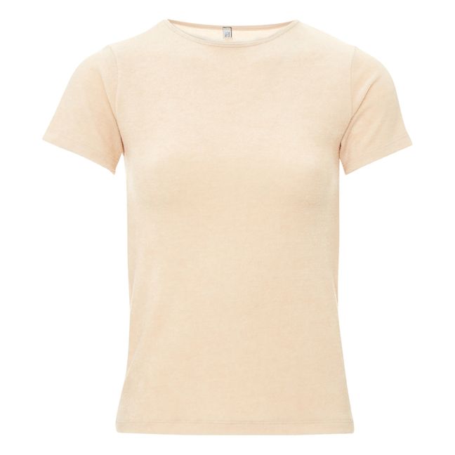 Omo Cotton Terry Cloth T-shirt | Ecru