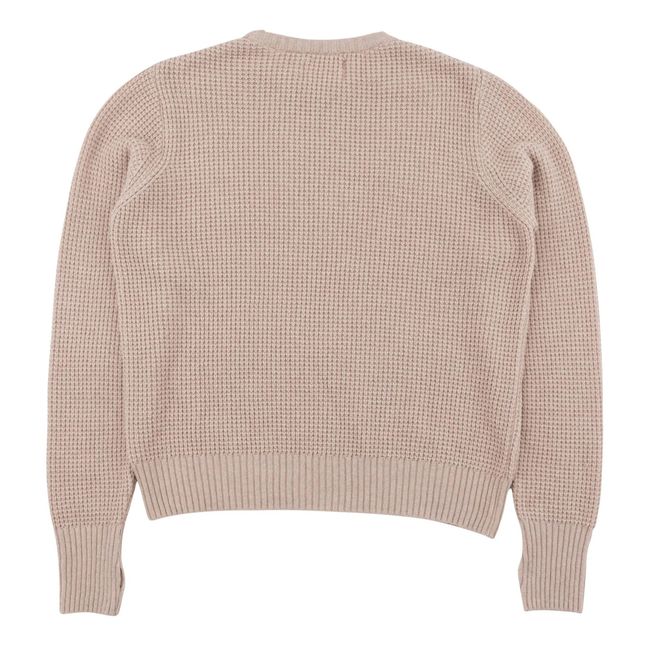 Waffle Sweater | Beige