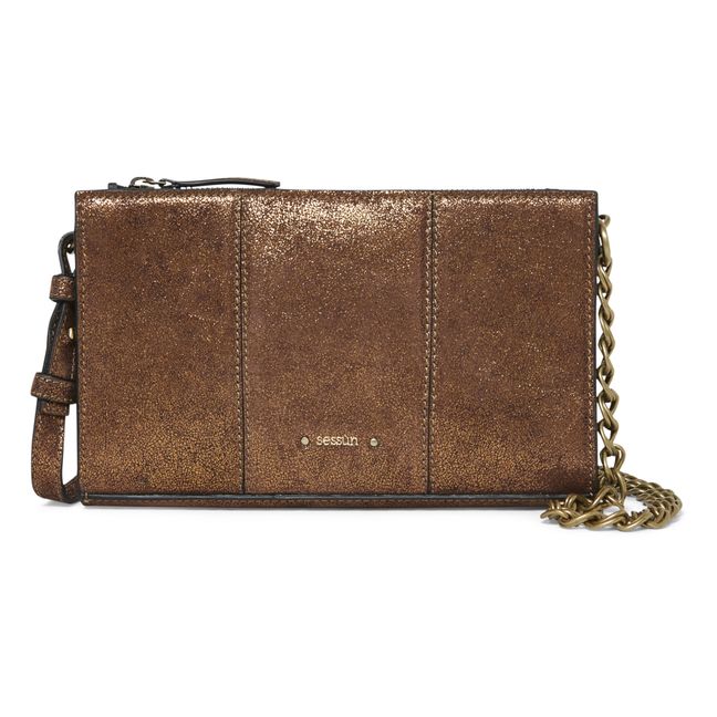 Mini Farawa Leather Bag | Bronze