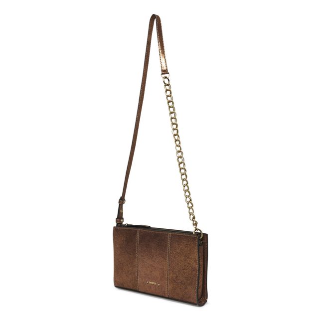Mini Farawa Leather Bag | Bronze