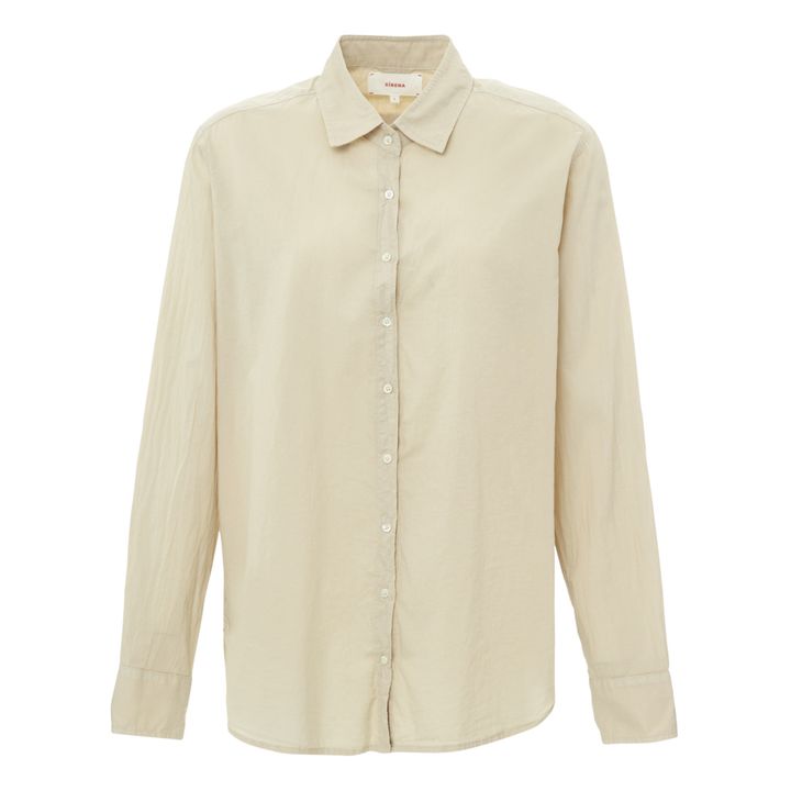 Beau Cotton Poplin Shirt | Hafer- Produktbild Nr. 0