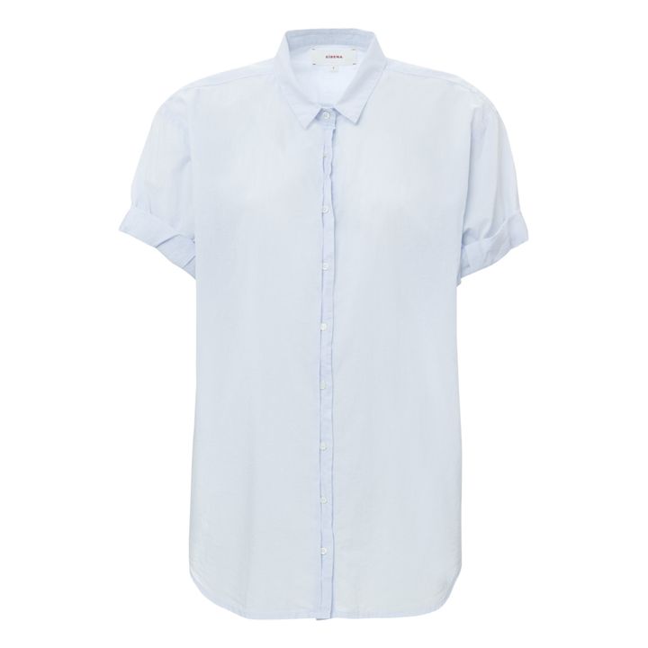 Channing Cotton Poplin Shirt | Azzurro- Immagine del prodotto n°0