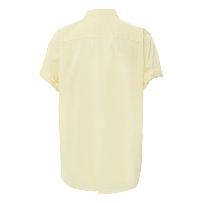 Channing Cotton Poplin Shirt | Yellow