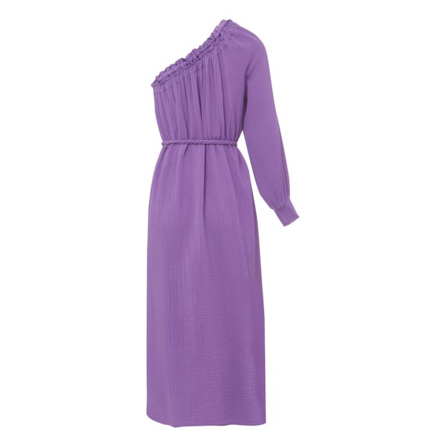 Vestito Aveline in garza di cotone | Viola