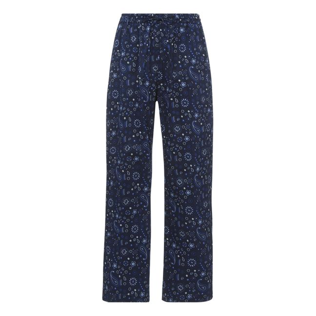 Pantaloni Bandana Falyn | Blu marino