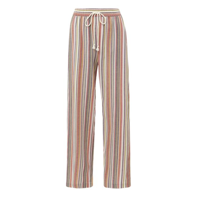 Harper Striped Trousers | Orange