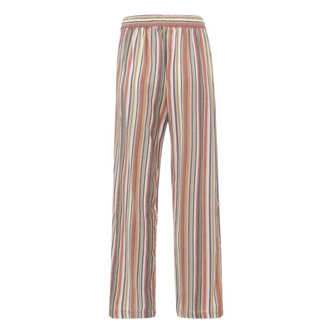 Harper Striped Trousers | Orange
