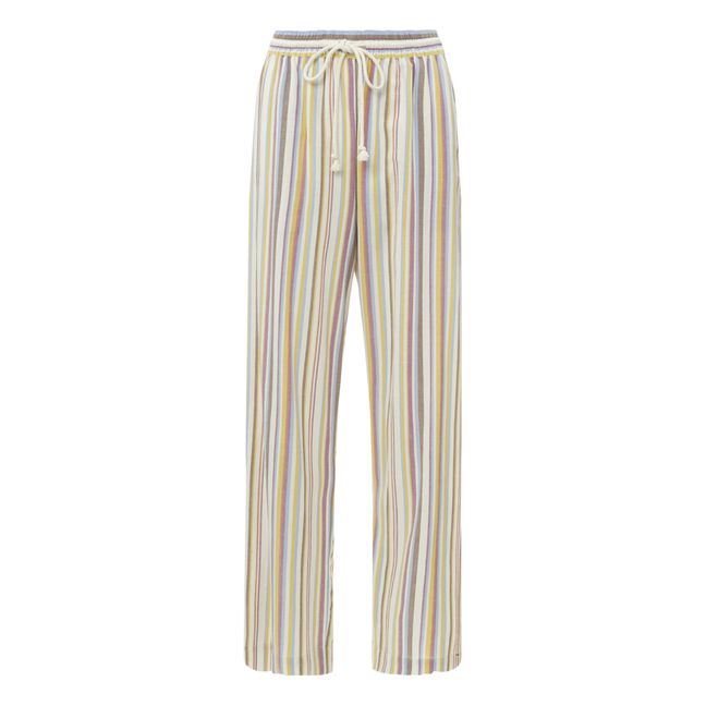 Harper Striped Trousers | Amarillo palo