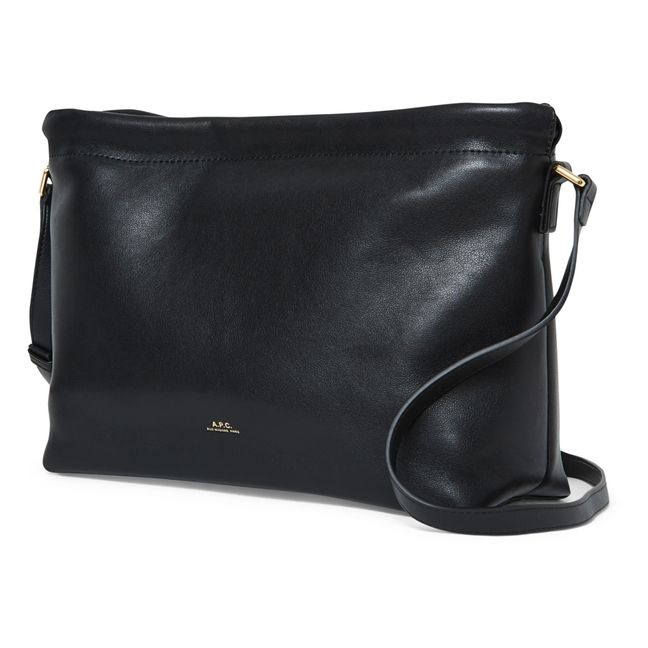 Ninon Smooth Leather Bag | Black