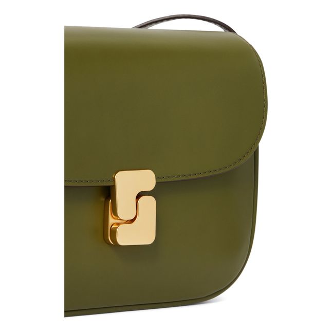 Bellissima Leather Mini Bag | Olive green