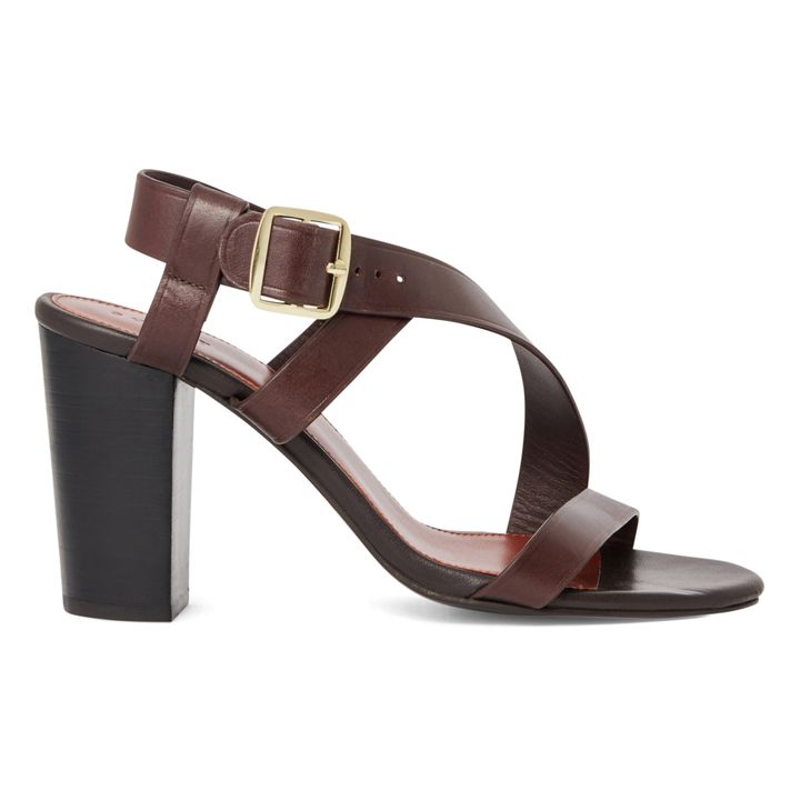 Paolina Leather Sandals | Marrón- Imagen del producto n°0