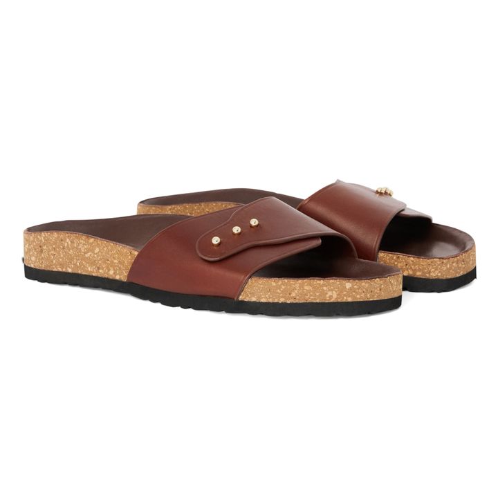 Tredici Leather Sandals | Nocciola- Immagine del prodotto n°1