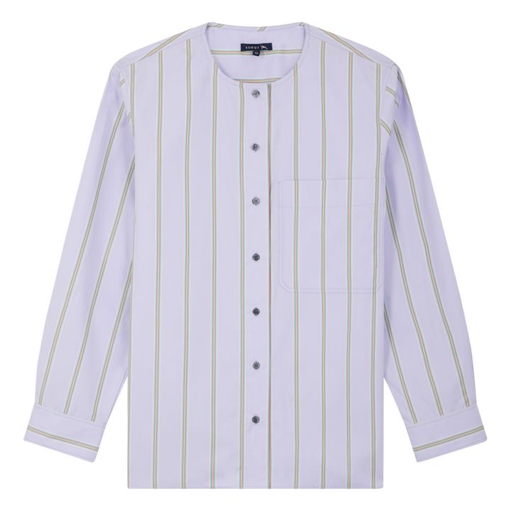 Thalie Striped Shirt | Lila- Imagen del producto n°0