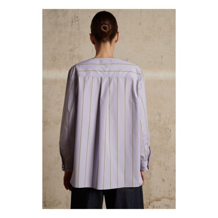 Thalie Striped Shirt | Lila- Imagen del producto n°2