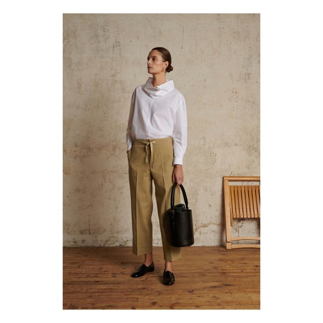 Pantalon Sarajevo Coton et Lin | Beige
