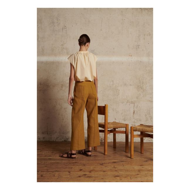Pantalon Harry Coton Bio | Beige