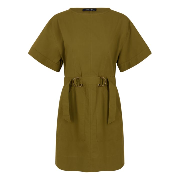 Vestido Tanzanie | Verde oliva- Imagen del producto n°0