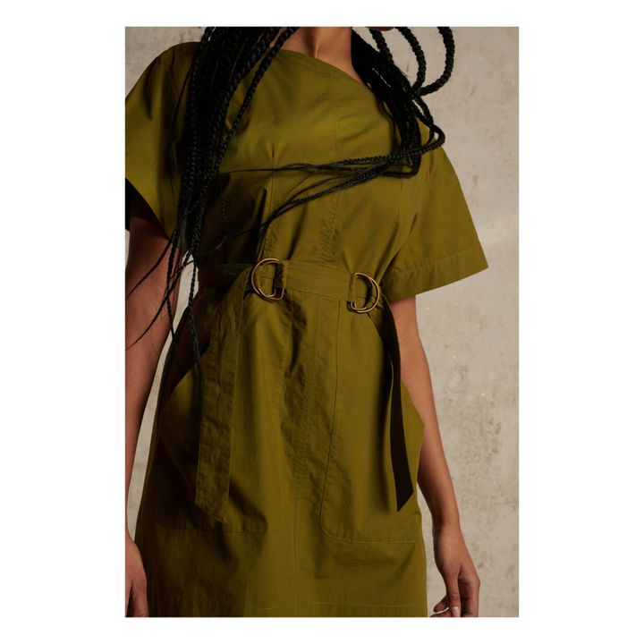 Vestido Tanzanie | Verde oliva- Imagen del producto n°2