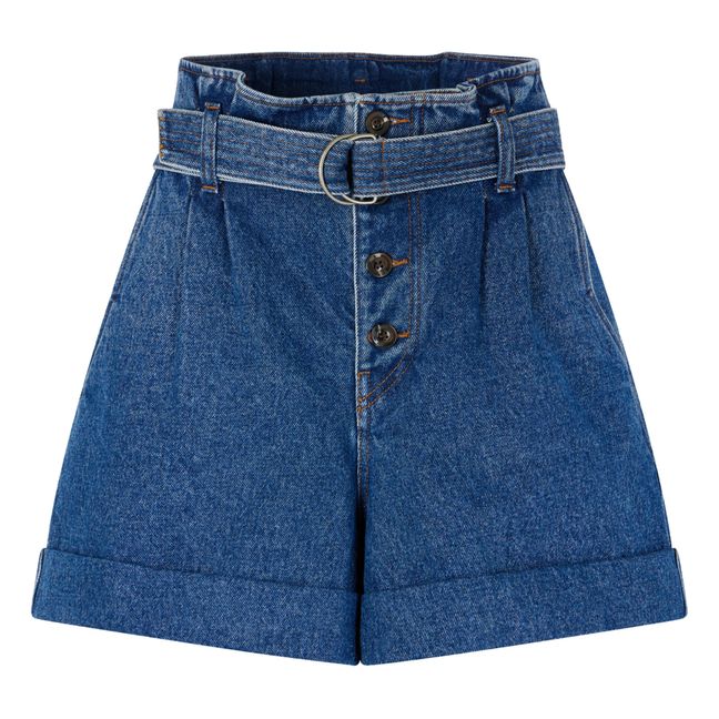 Short Jack Denim | Bleu délavé