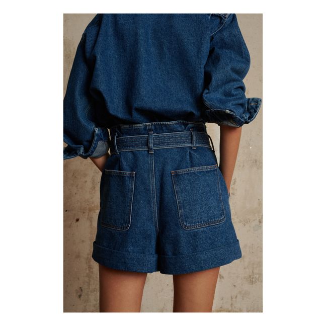 Short Jack Denim | Bleu délavé