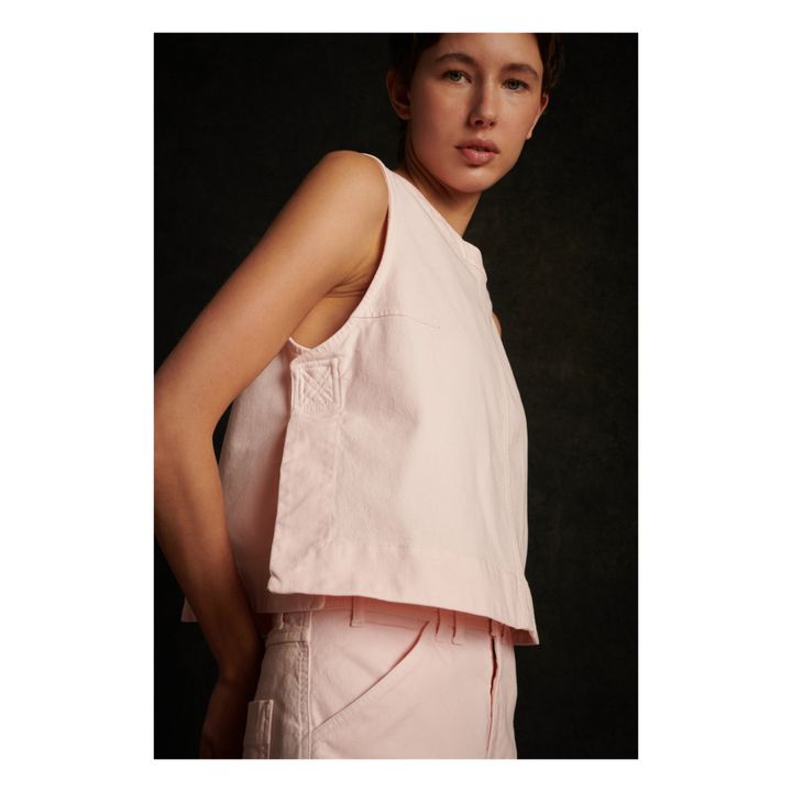 Pampa Organic Cotton Top | Rosa chiaro- Immagine del prodotto n°2