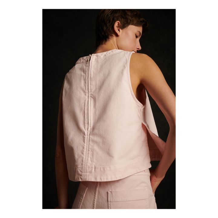 Pampa Organic Cotton Top | Rosa chiaro- Immagine del prodotto n°4