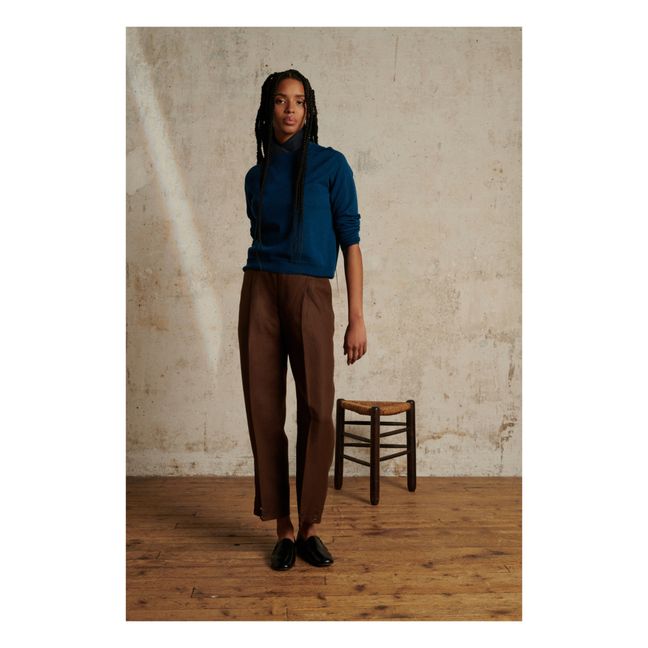 Pull Pio Laine | Bleu de Prusse