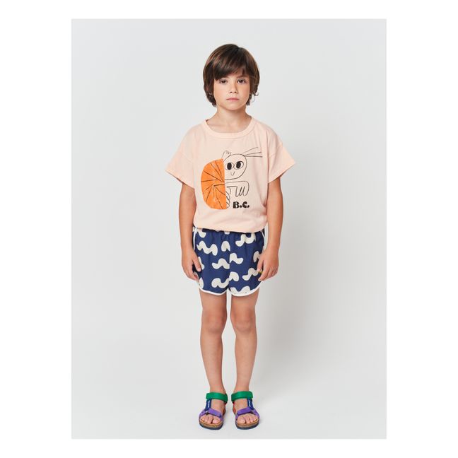 Short de Bain Vagues | Bleu marine