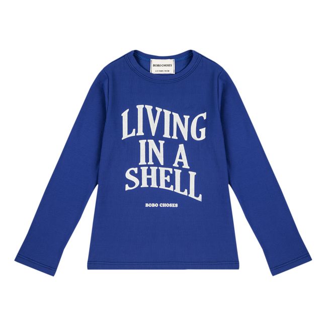 Living In A Shell Anti-UV T-Shirt | Azul Marino