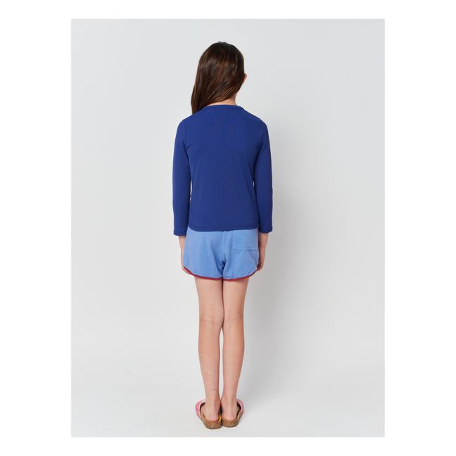 Living In A Shell Anti-UV T-Shirt | Navy blue