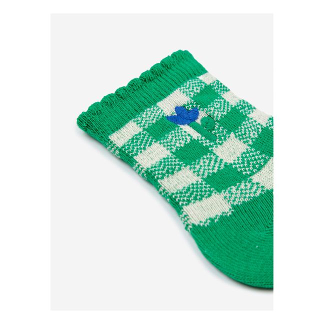 Gingham Socks | Grün