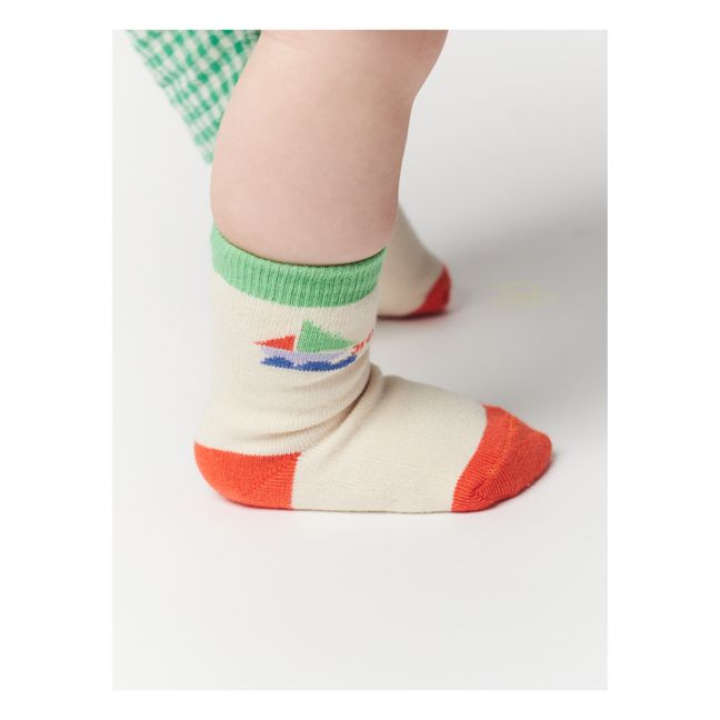 Boats Bi-Colour Socks | Seidenfarben