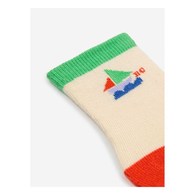 Boats Bi-Colour Socks | Seidenfarben