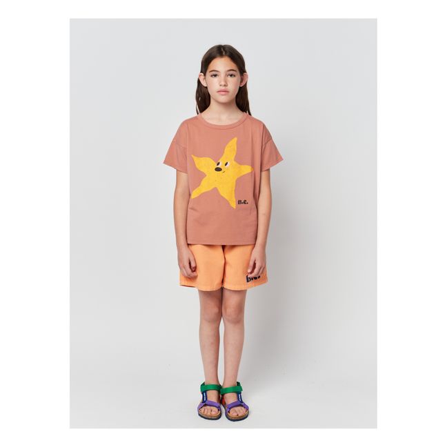 Star Organic Cotton T-Shirt | Terracotta