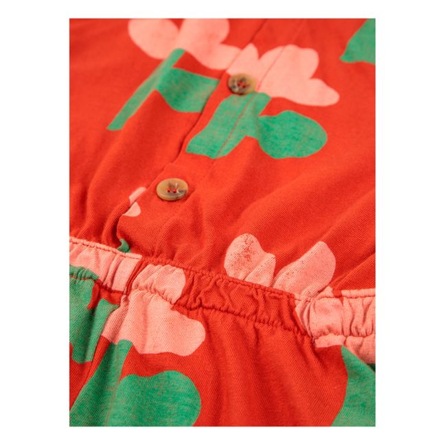 Organic Cotton Flower Print Jumpsuit
