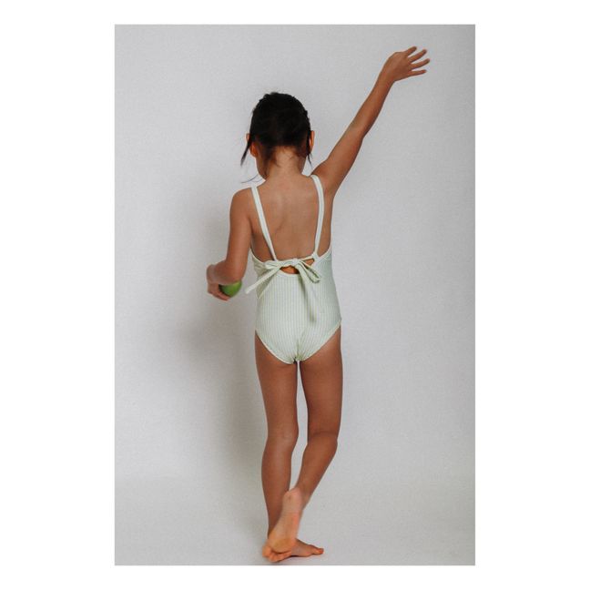 Mara Recycled Nylon One Piece Swimsuit | Anise green