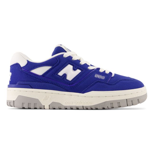 Baskets Lacets Uni 550 | Bleu roi