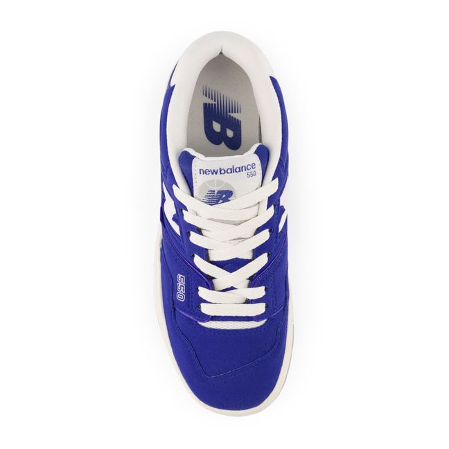 Plain Lace-up 550 Sneakers | Royal blue