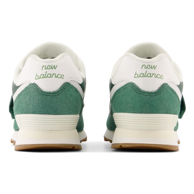 574 Suede Velcro Sneakers | Verde