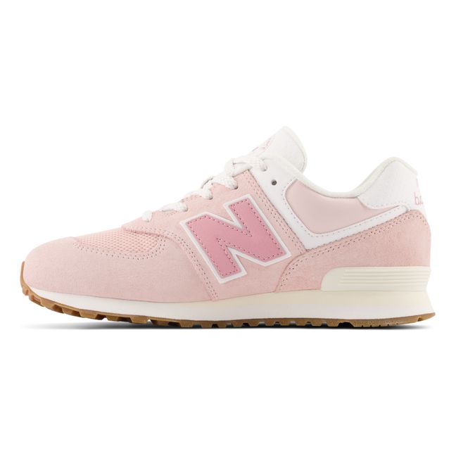 Suede Lace-up 574 Sneakers | Pale pink