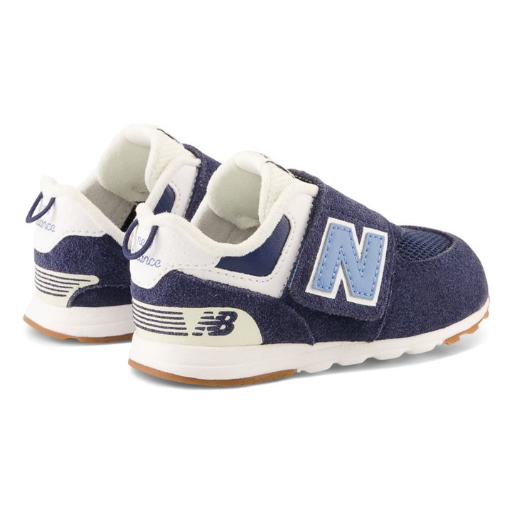 Suede 574 Velcro Baby Sneakers | Blue- Product image n°3