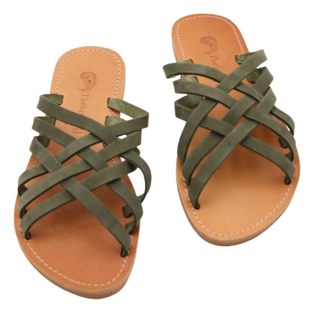 Gabrielle sandals | Khaki