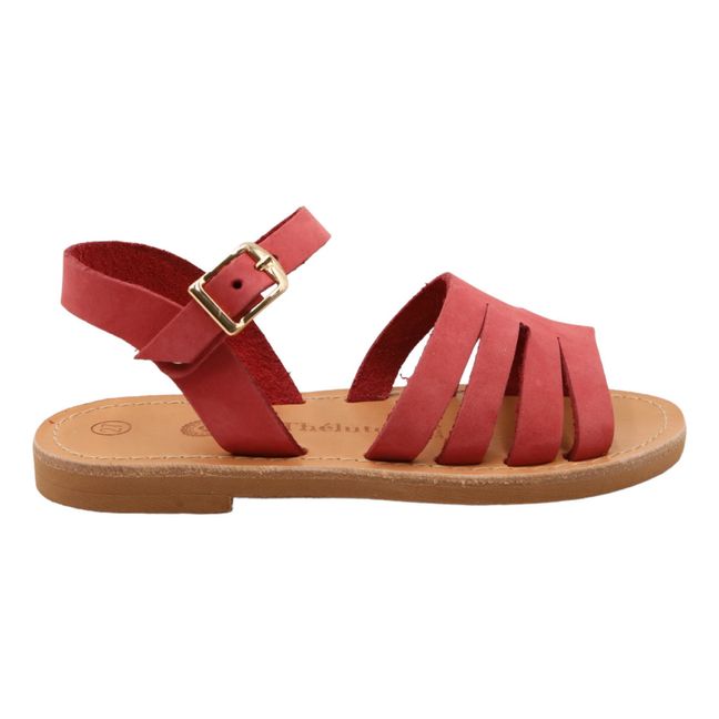 Alienor sandals | Raspberry red