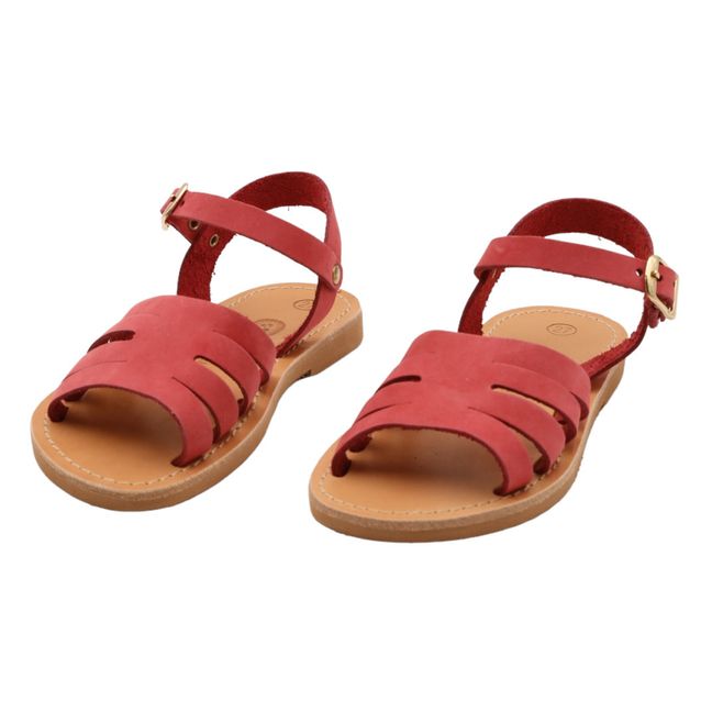 Sandales Alienor | Rouge framboise