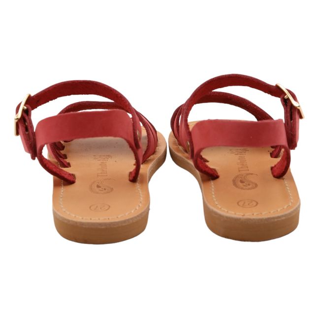 Sandales Alienor | Rouge framboise