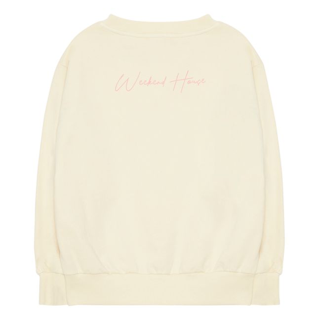 Weekend Organic Cotton Sweatshirt | Cremefarben