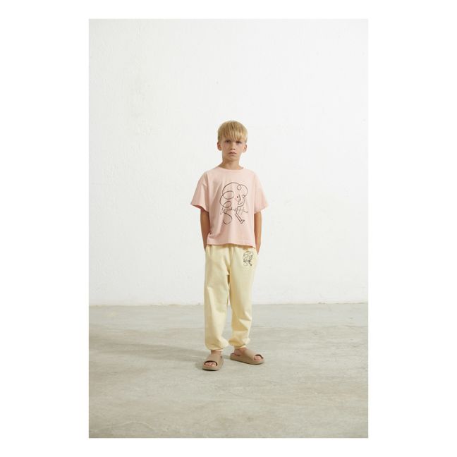 Weekend Organic Cotton T-Shirt | Pale pink