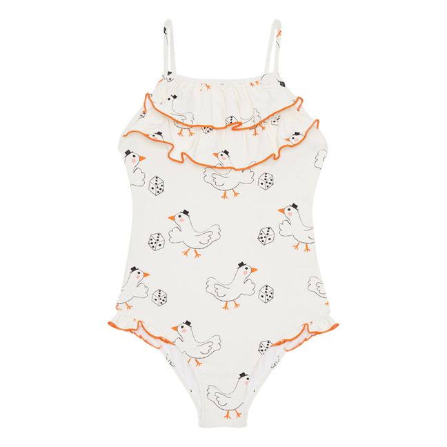 Goose Recycled Polyester One-Piece Swimsuit | Seidenfarben